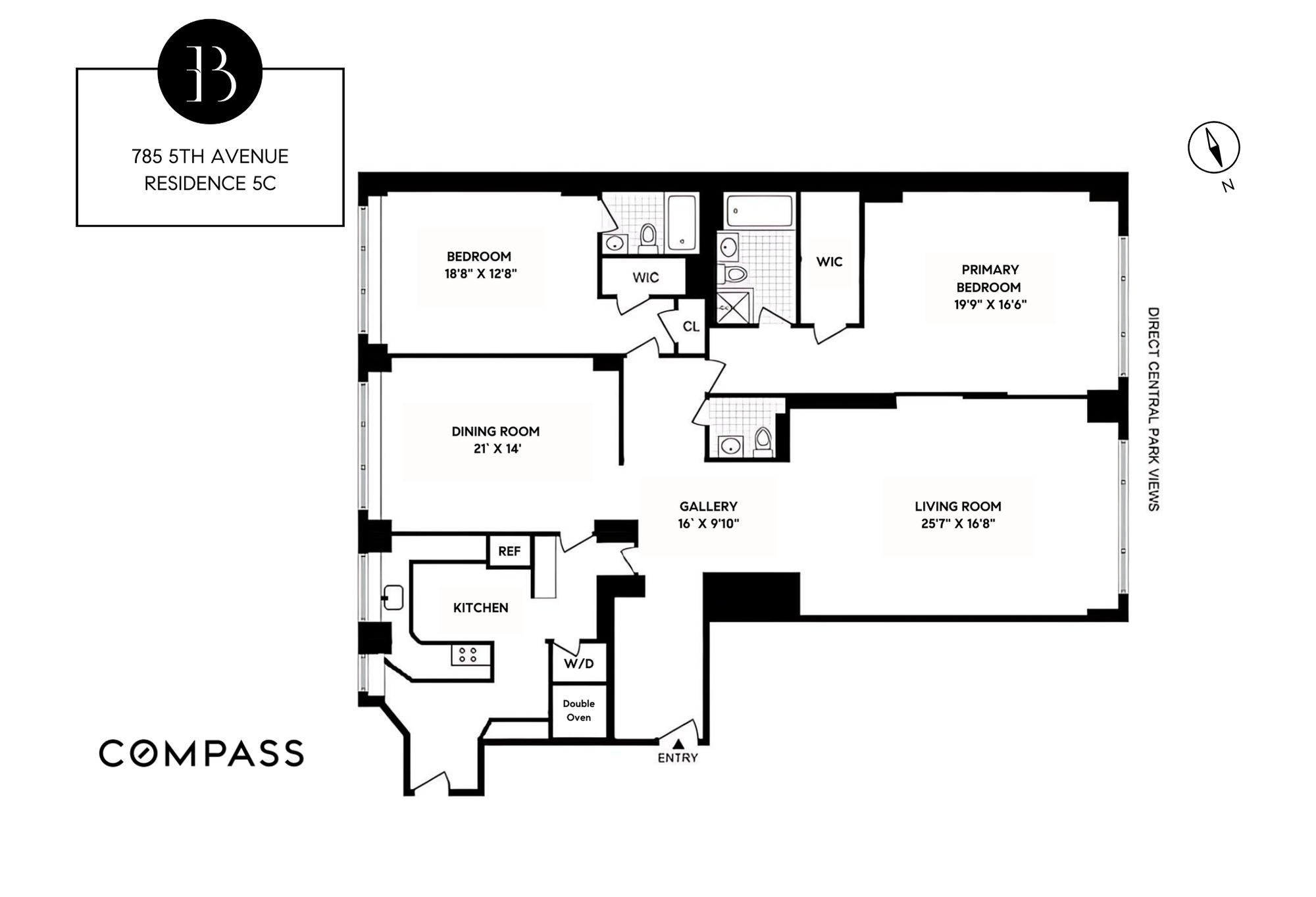 Floorplan for 785 5th Avenue, 5C