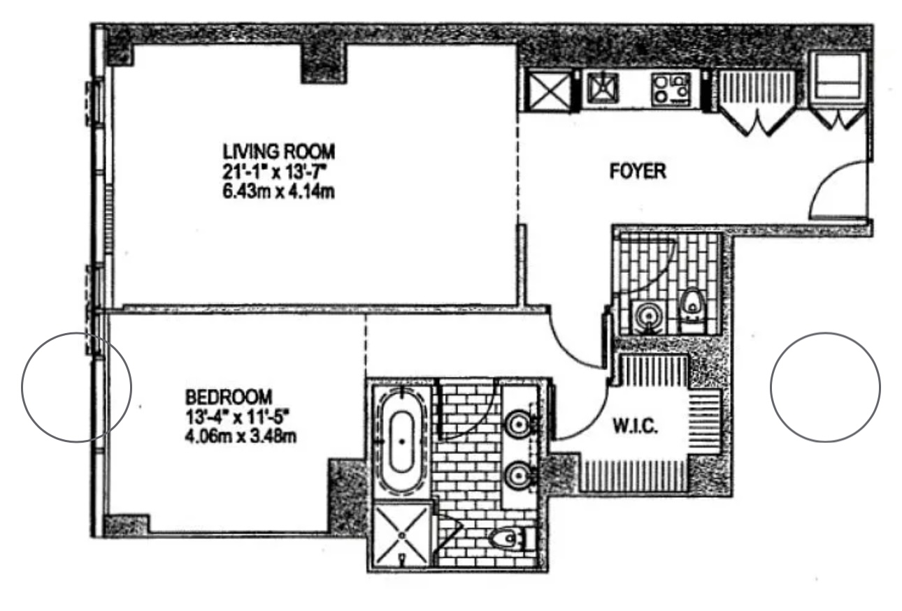 Floorplan for 18 West 48th Street, 3B