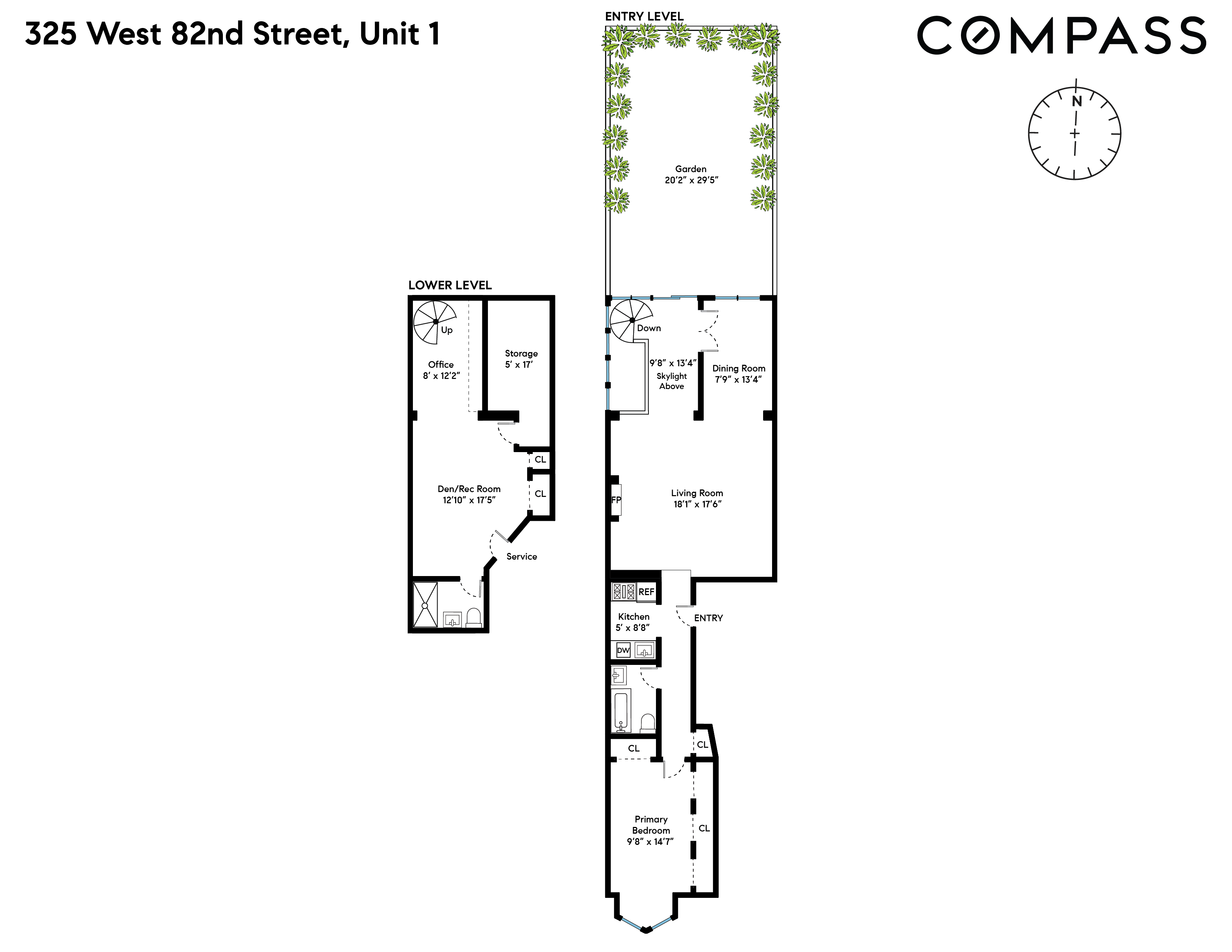 Floorplan for 325 West 82nd Street, 1