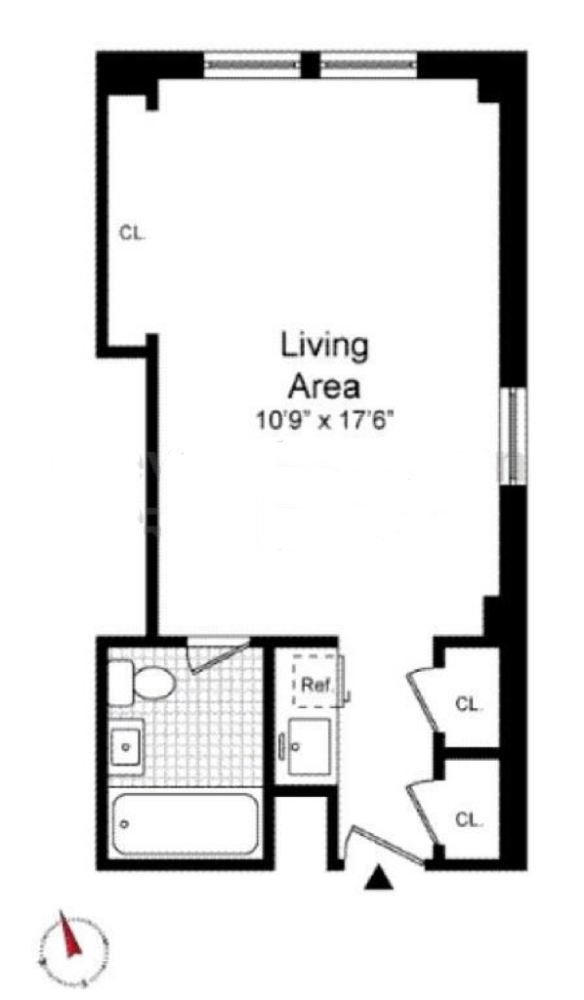 Floorplan for 25 Tudor City Place, 1701