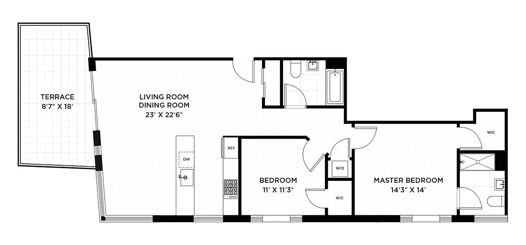 Floorplan for 88 Withers Street, PH3