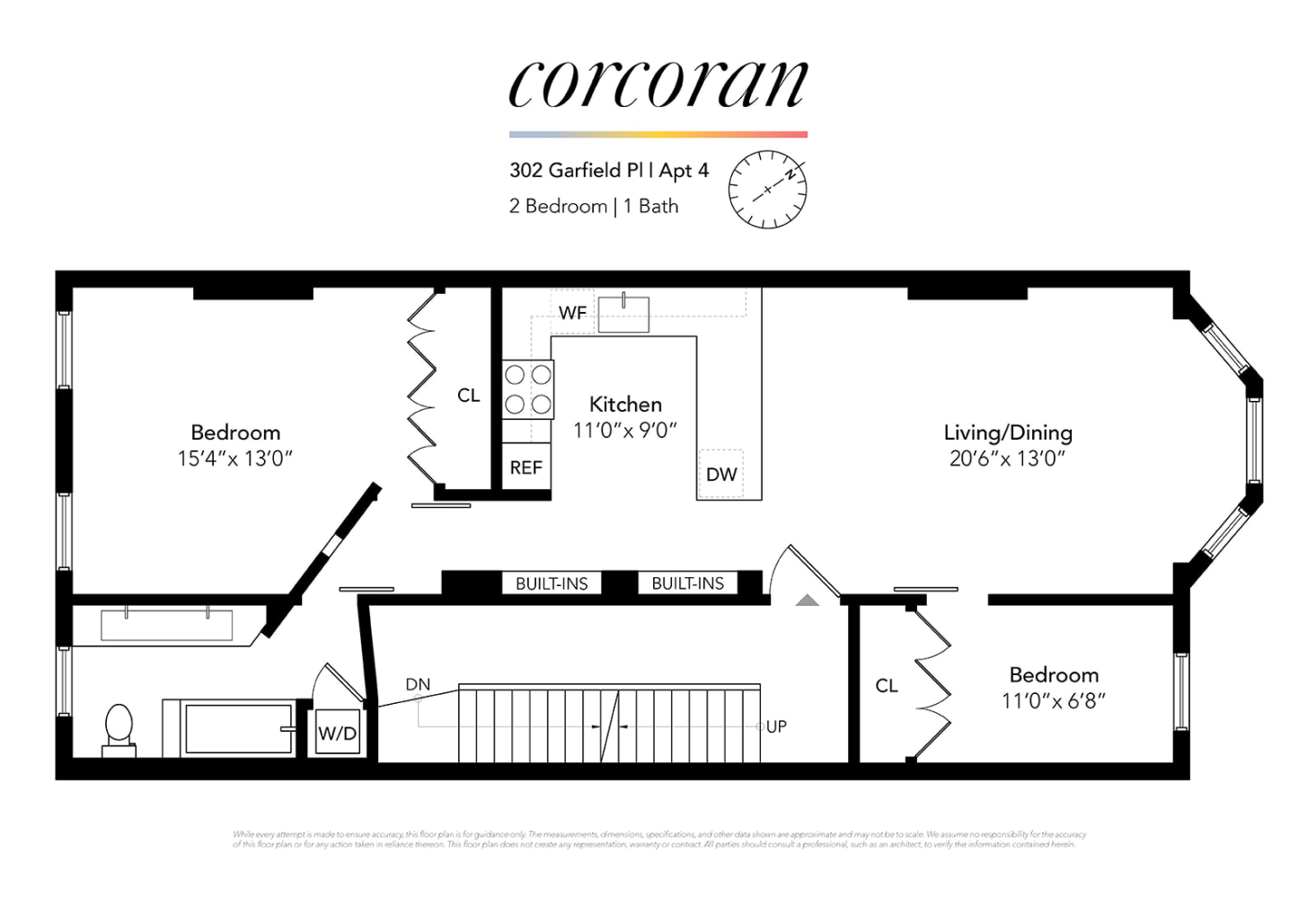 Floorplan for 302 Garfield Place, 4