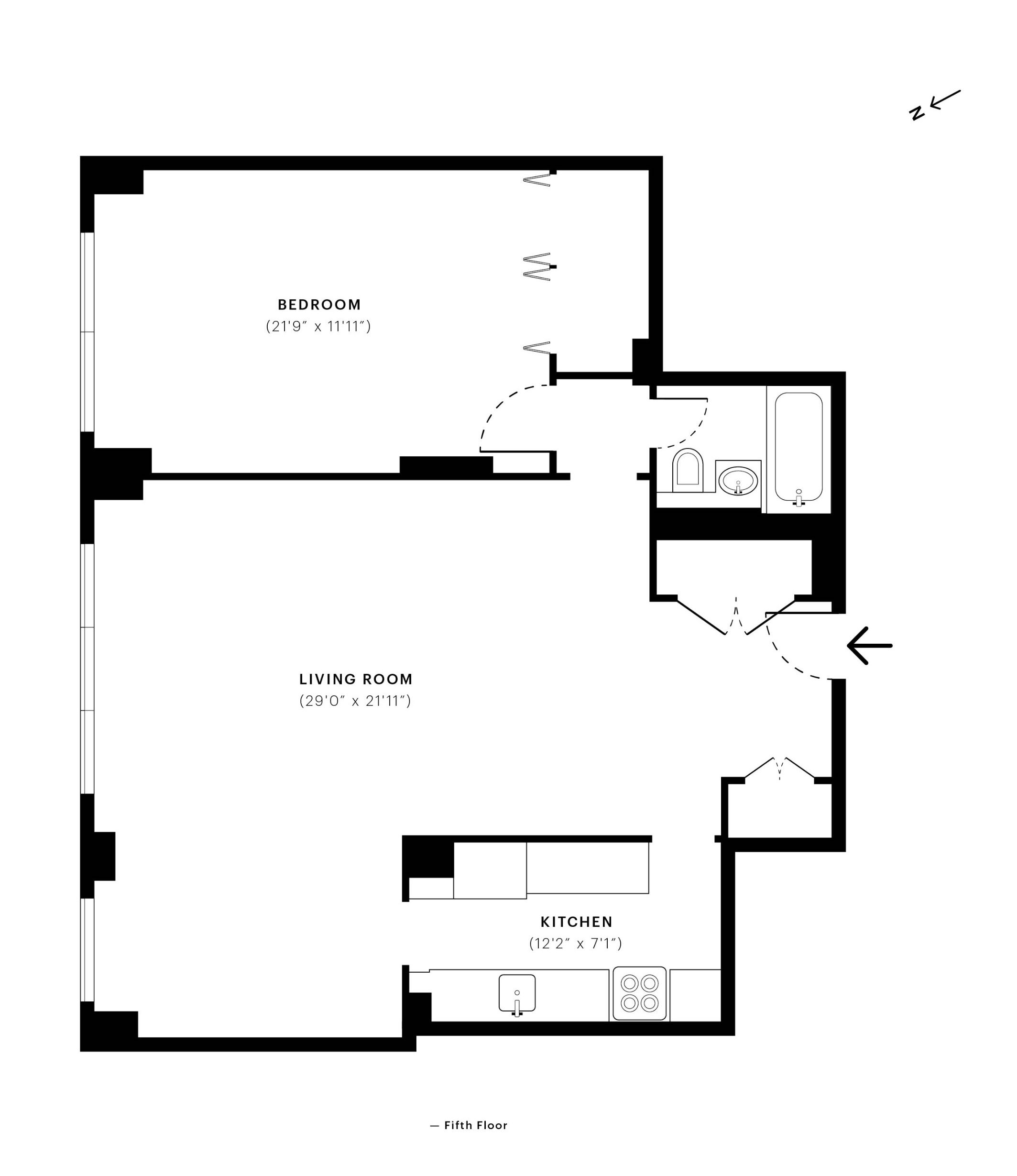 Floorplan for 225 East 57th Street, 5K