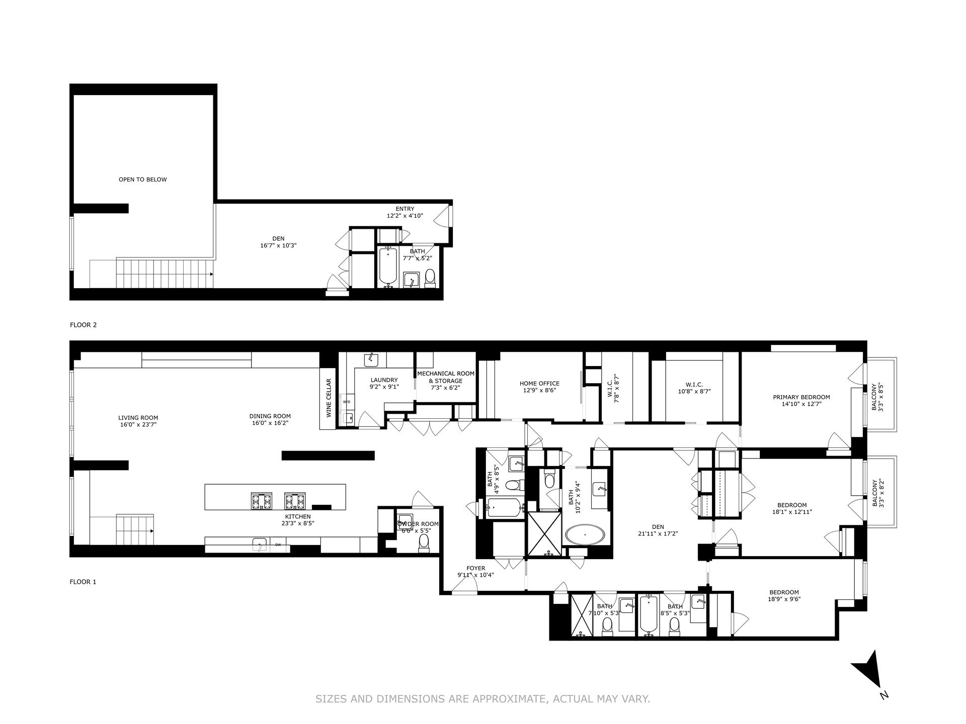 Floorplan for 170 East 87th Street, E8E