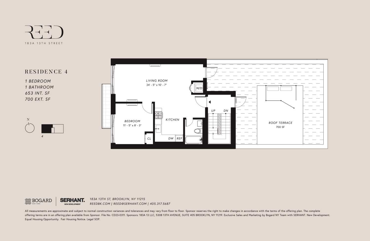 Floorplan for 183 13th Street, 4