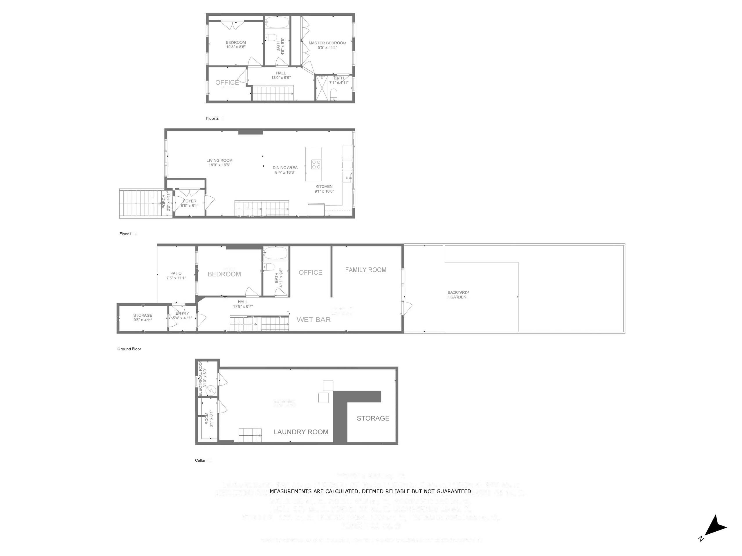 Floorplan for 176 18th Street