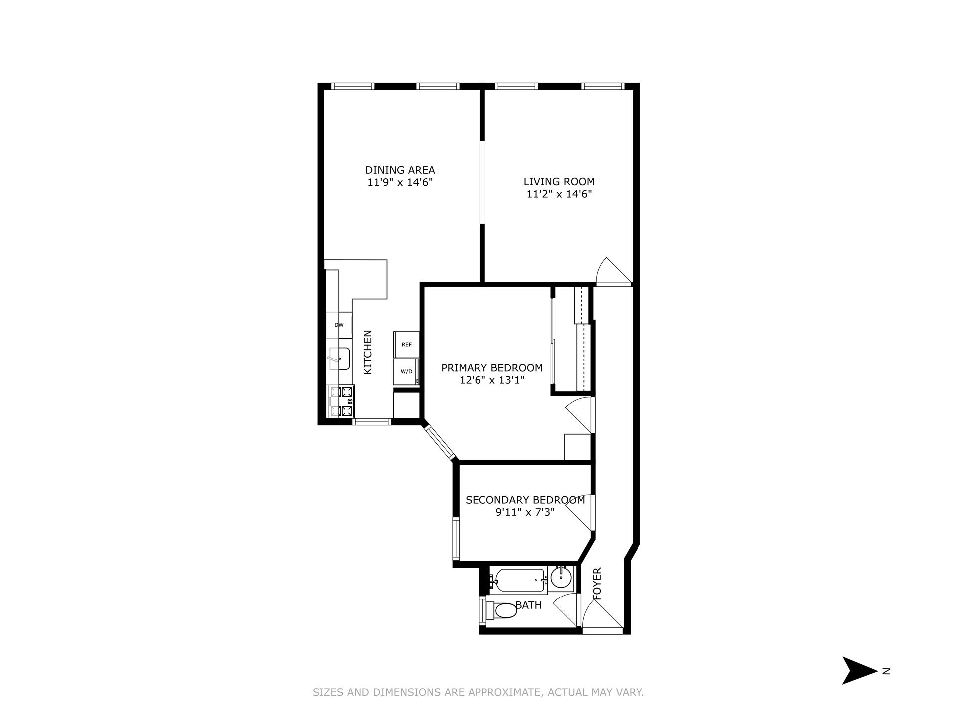 Floorplan for 139 West 142nd Street, D1