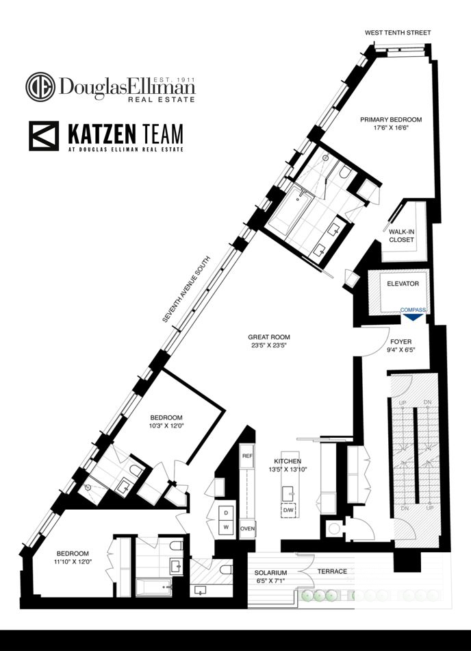 Floorplan for 175 West 10th Street, FL4