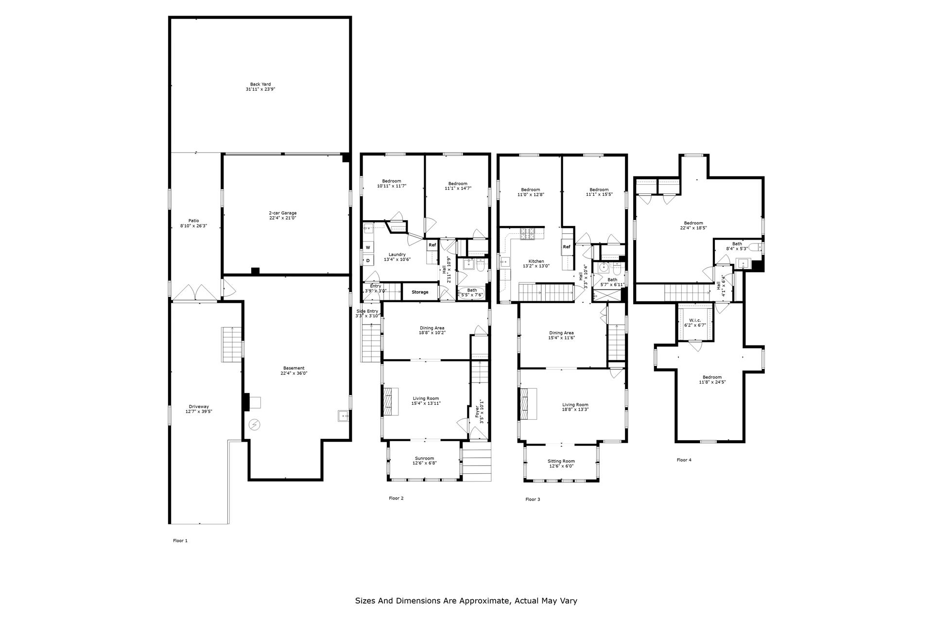 Floorplan for 6141 Delafield Avenue