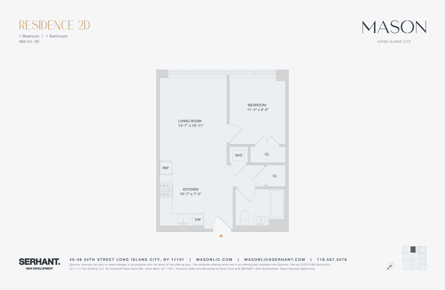 Floorplan for 40-46 24th Street, 2D