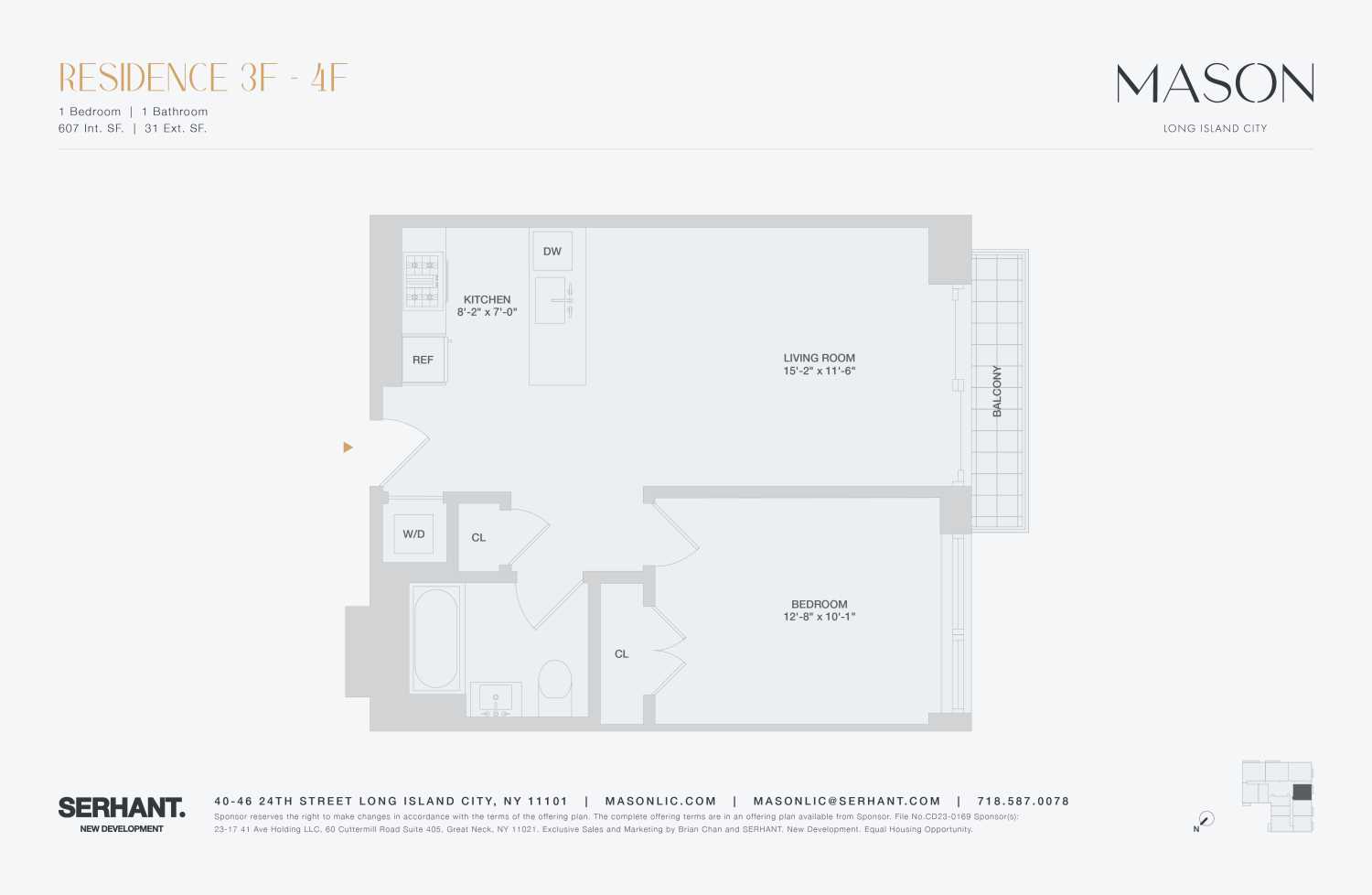 Floorplan for 40-46 24th Street, 3F