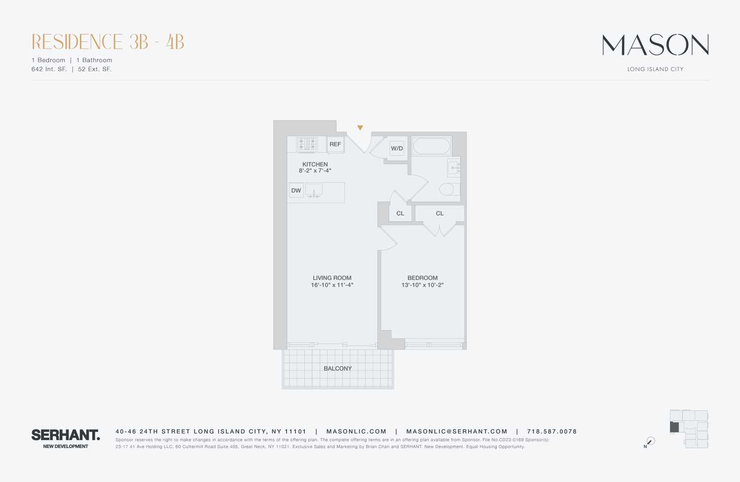 Floorplan for 40-46 24th Street, 3B