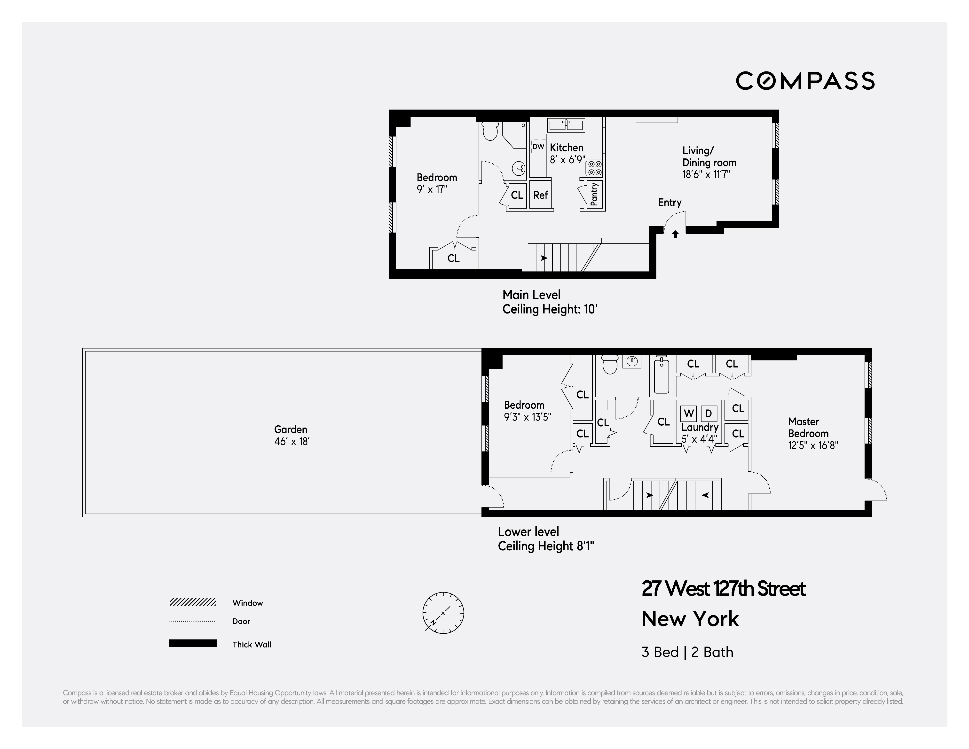 Floorplan for 27 West, 127th Street, 1