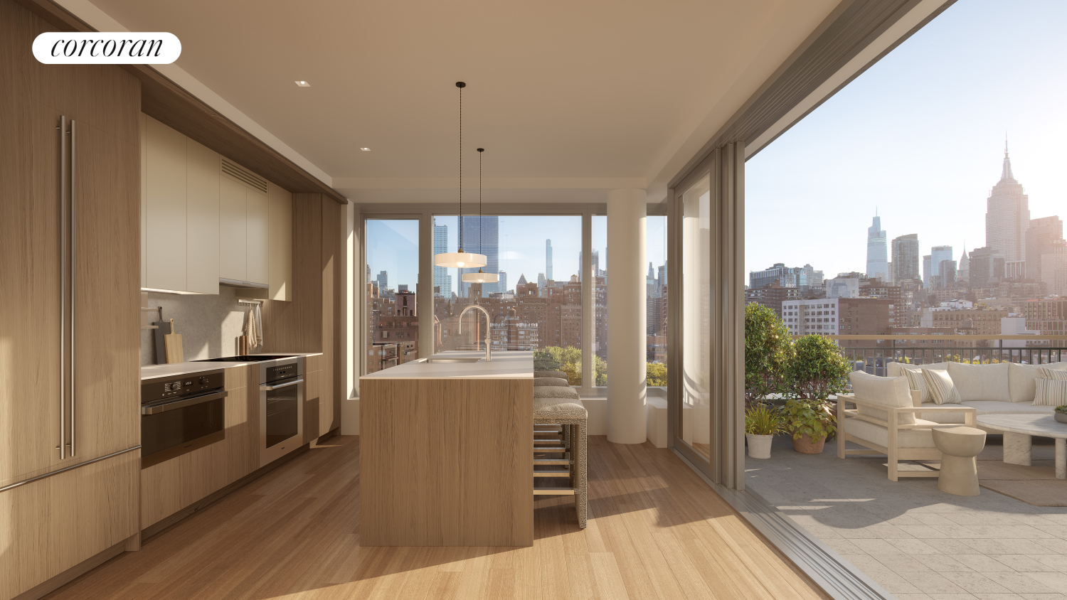 428 West 19th Street 10A, Chelsea, Downtown, NYC - 3 Bedrooms  
3.5 Bathrooms  
6 Rooms - 