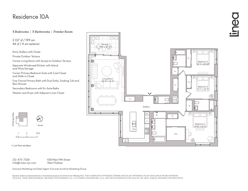 Floorplan for 428 West 19th Street, 10A