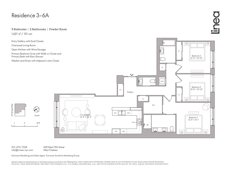 Floorplan for 428 West 19th Street, 4A