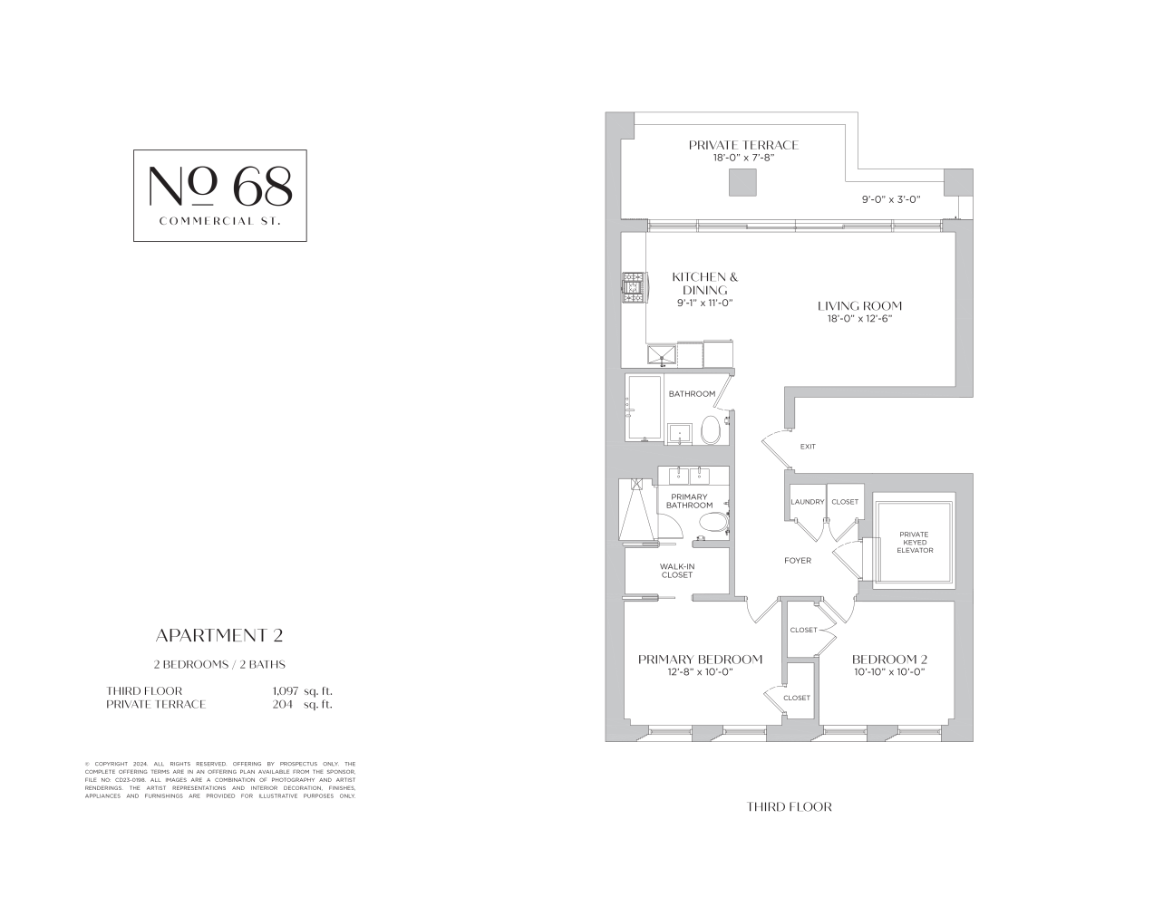 Floorplan for 68 Commercial Street, 2