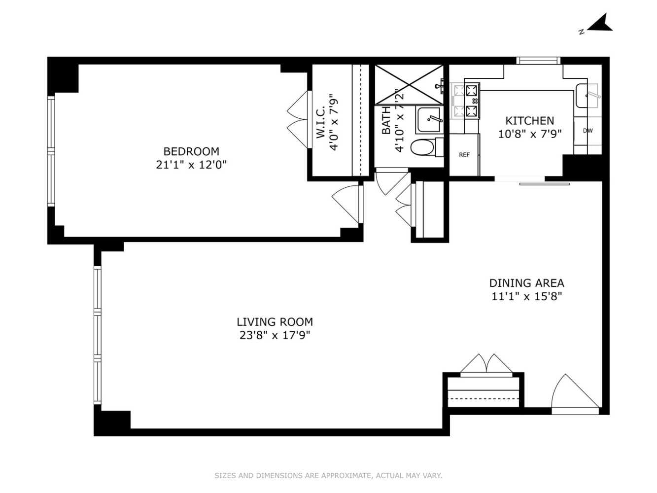 Floorplan for 225 East 57th Street, 14C