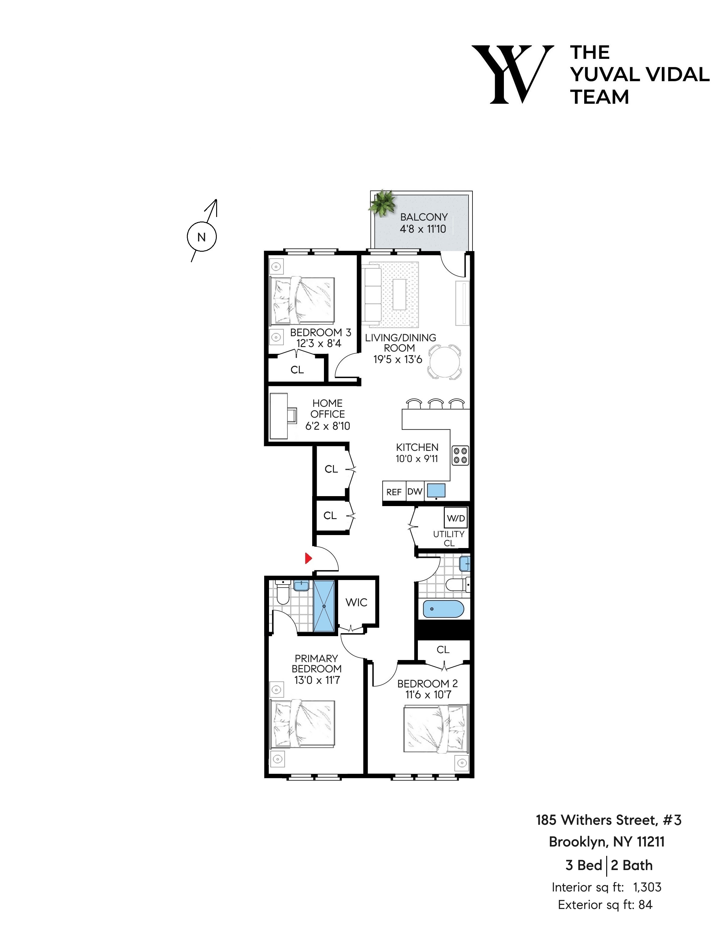 Floorplan for 185 Withers Street, 3