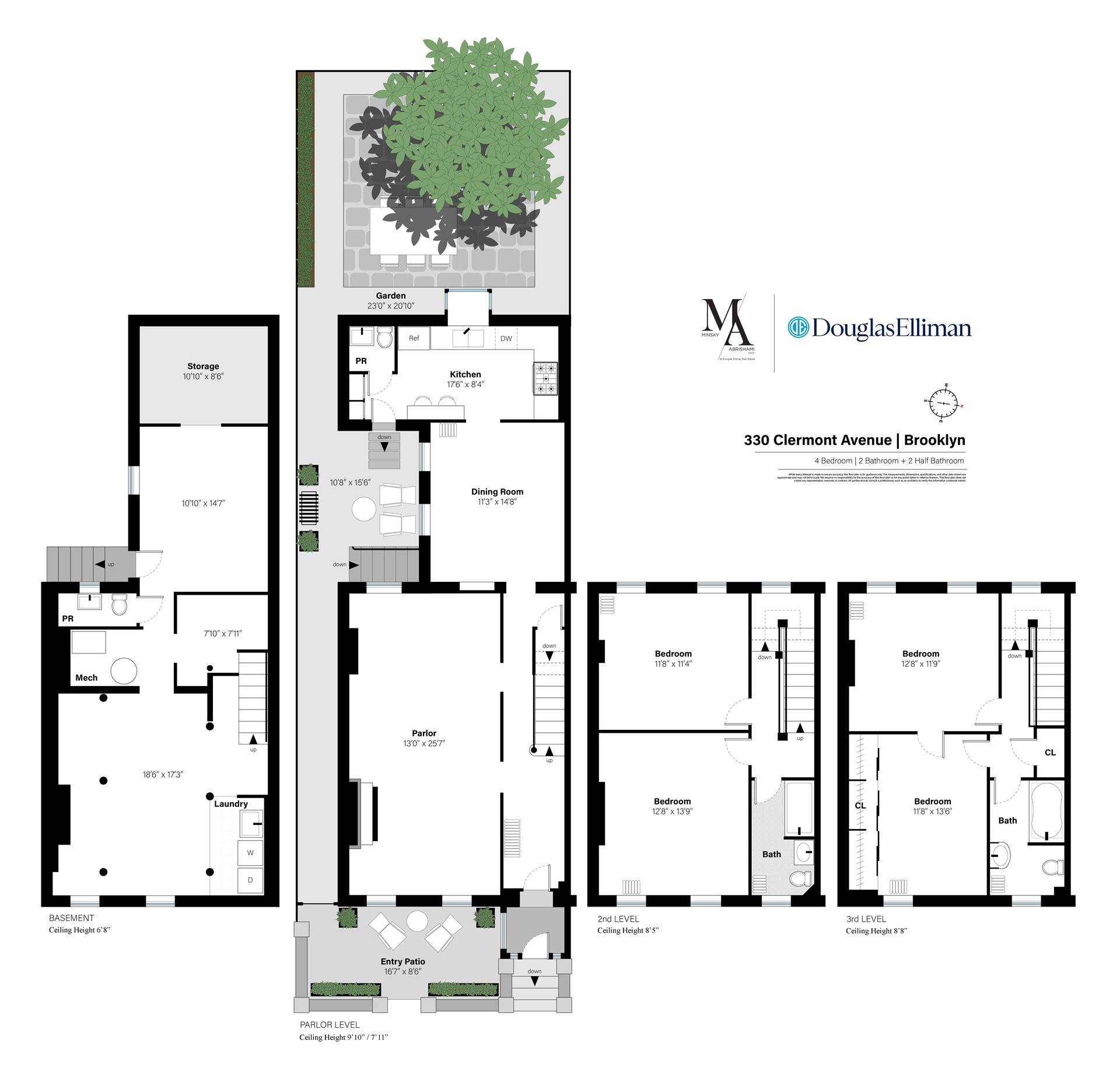 Floorplan for 330 Clermont Avenue