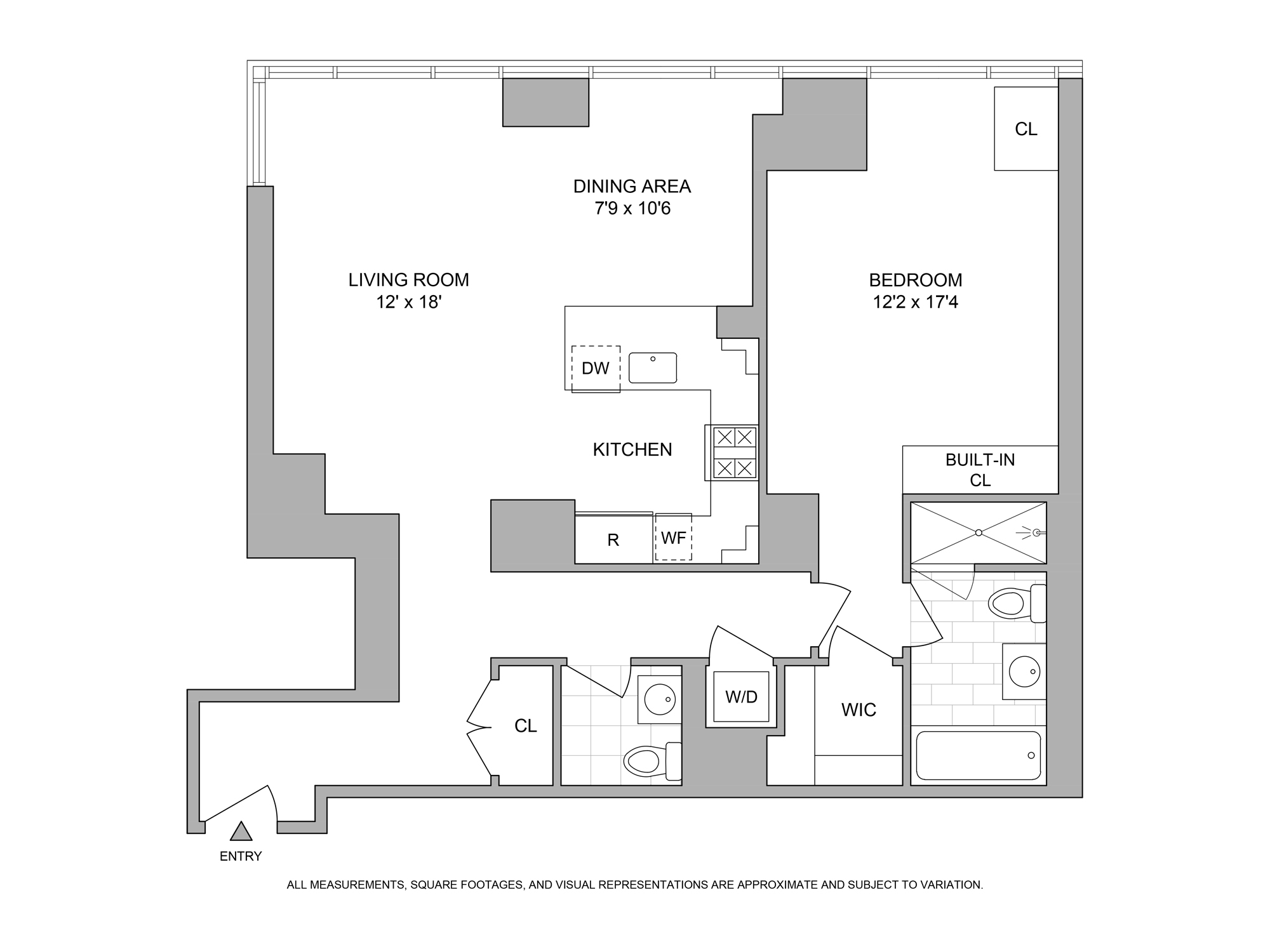 Floorplan for 247 West 46th Street, 3502