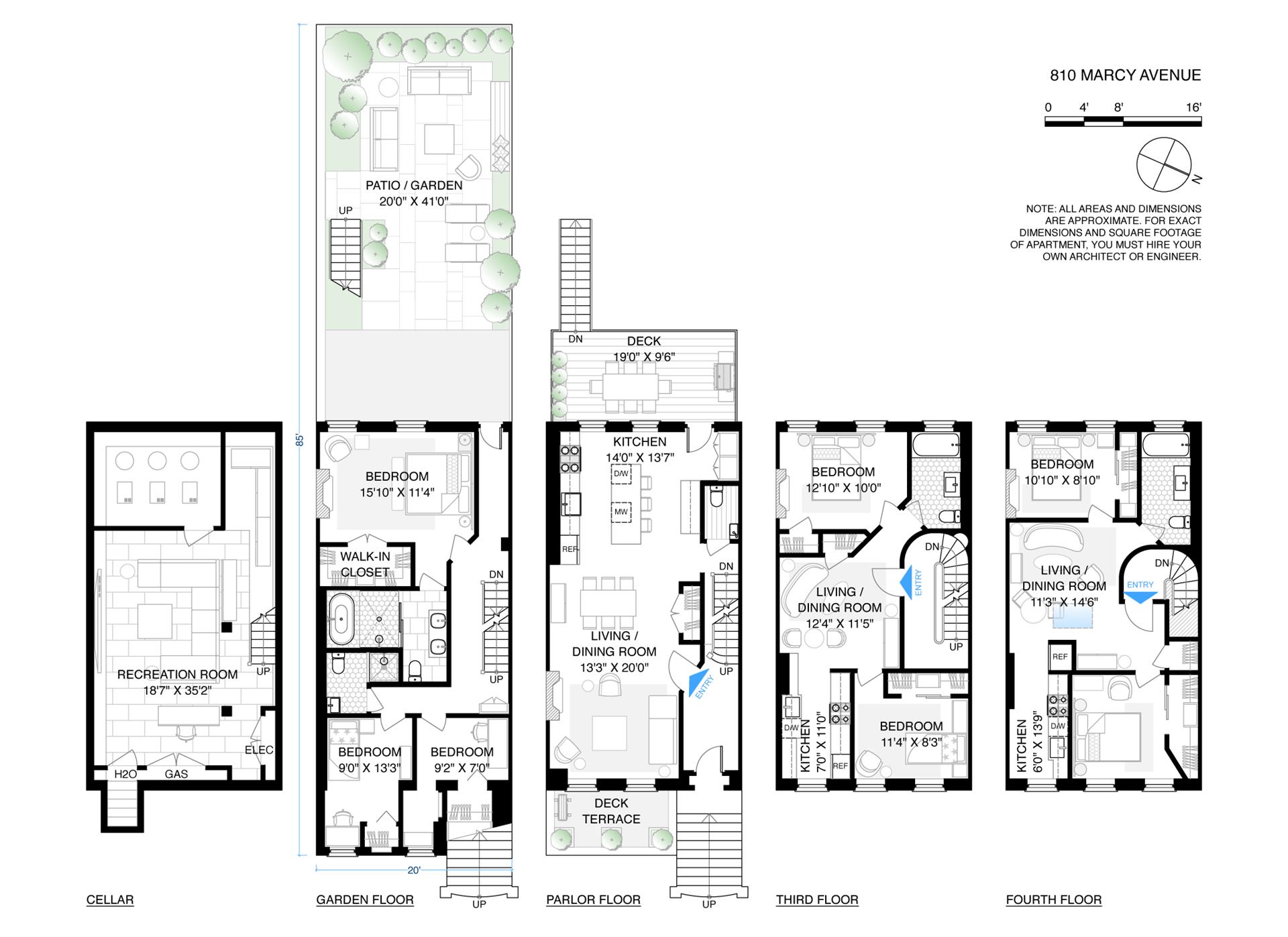 Floorplan for 810 Marcy Avenue