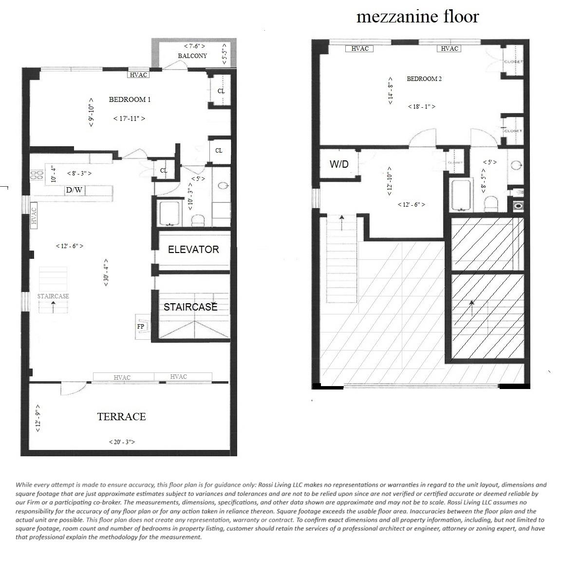 Floorplan for 111 West 28th Street, PH-B