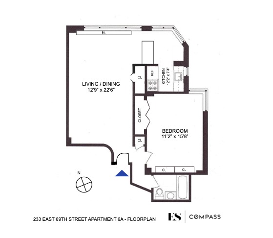 Floorplan for 233 East 69th Street, 6A