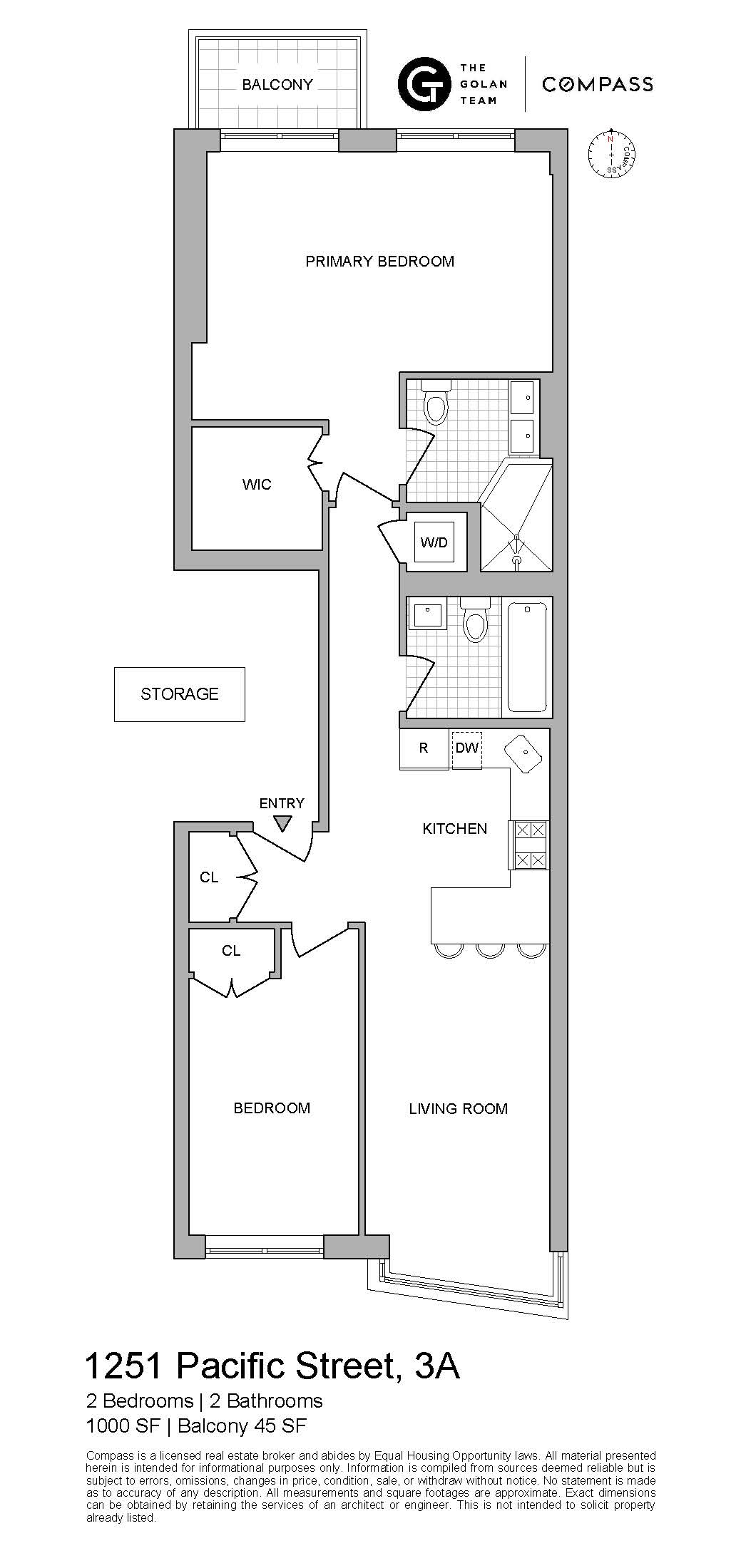 Floorplan for 1251 Pacific Street, 3