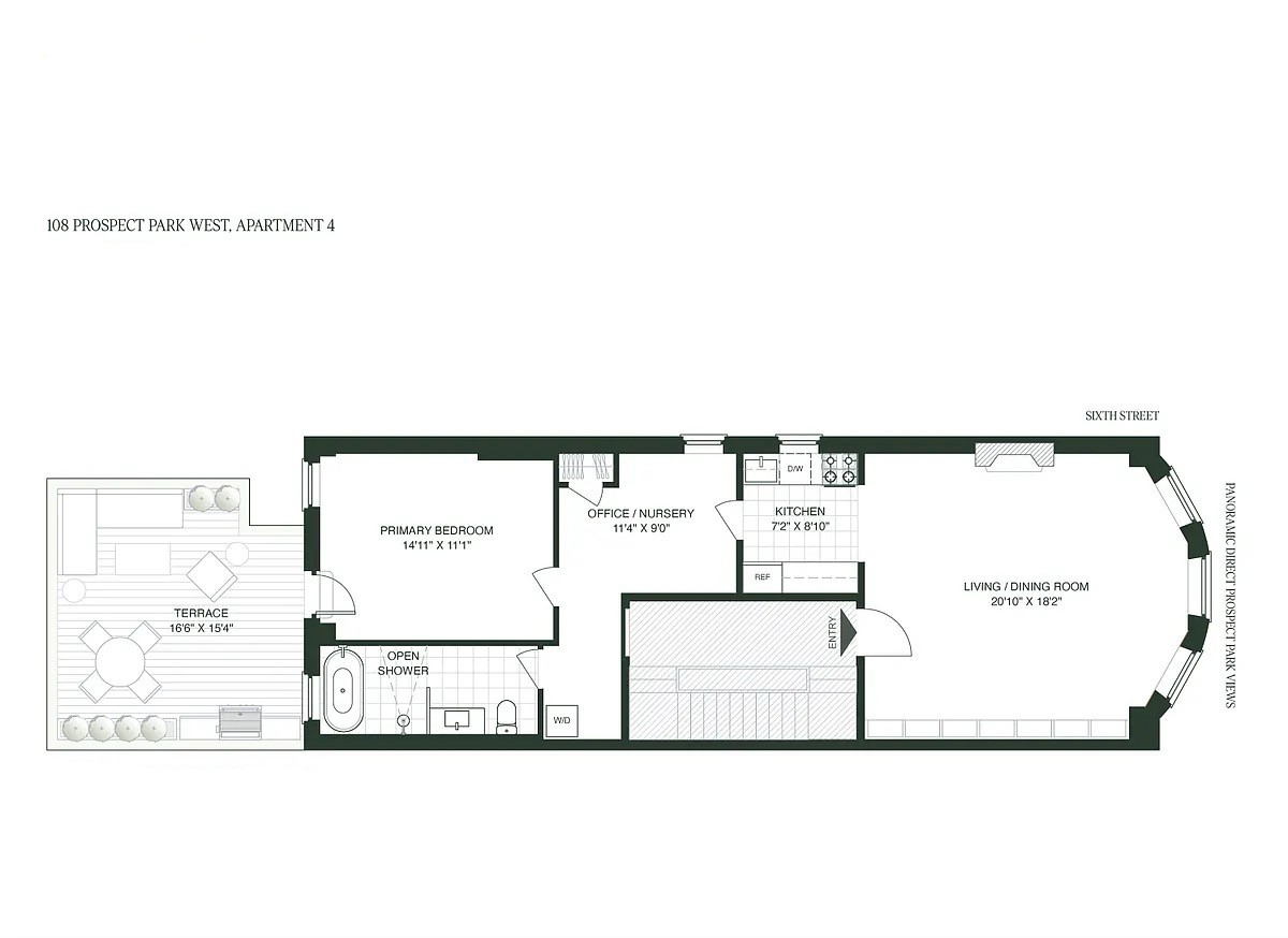 Floorplan for 108 Prospect Park, 4