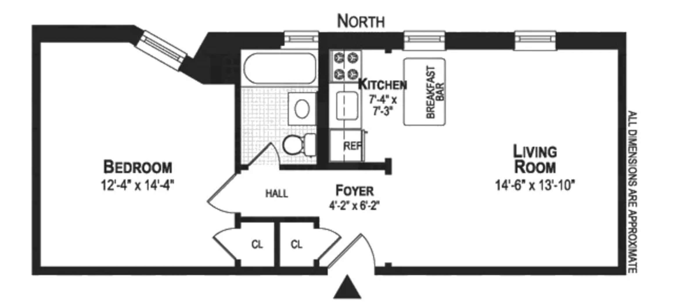 Floorplan for 485 Central Park, 4G