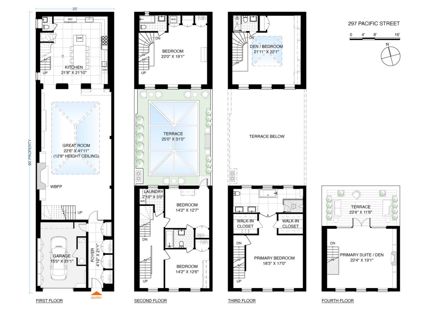 Floorplan for 297 Pacific Street