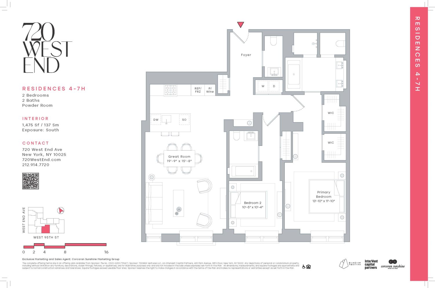 Floorplan for 720 West End Avenue, 5H