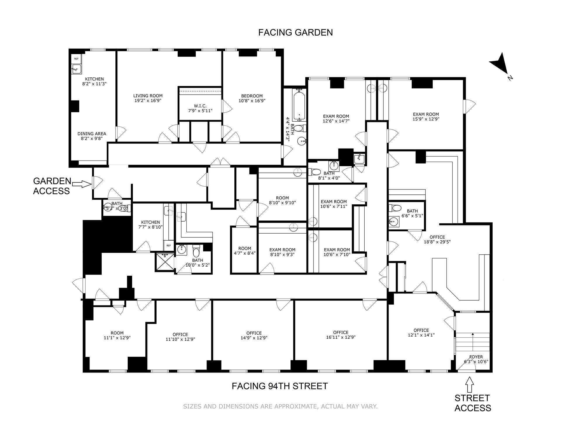 Floorplan for 1185 Park Avenue, 1L