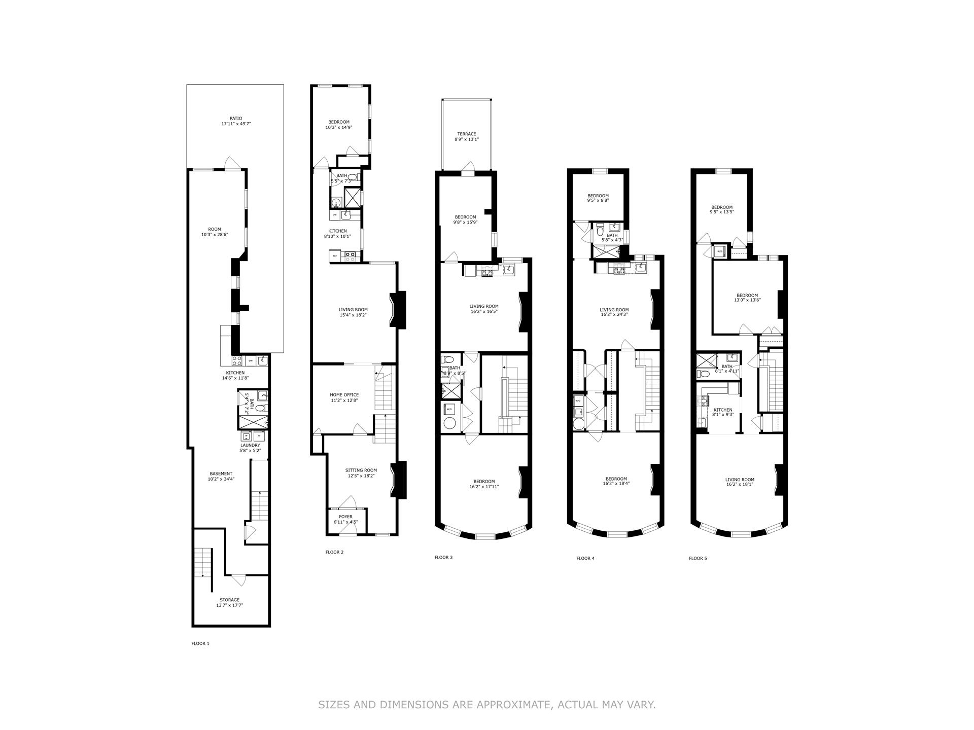 Floorplan for 453 West 140th Street