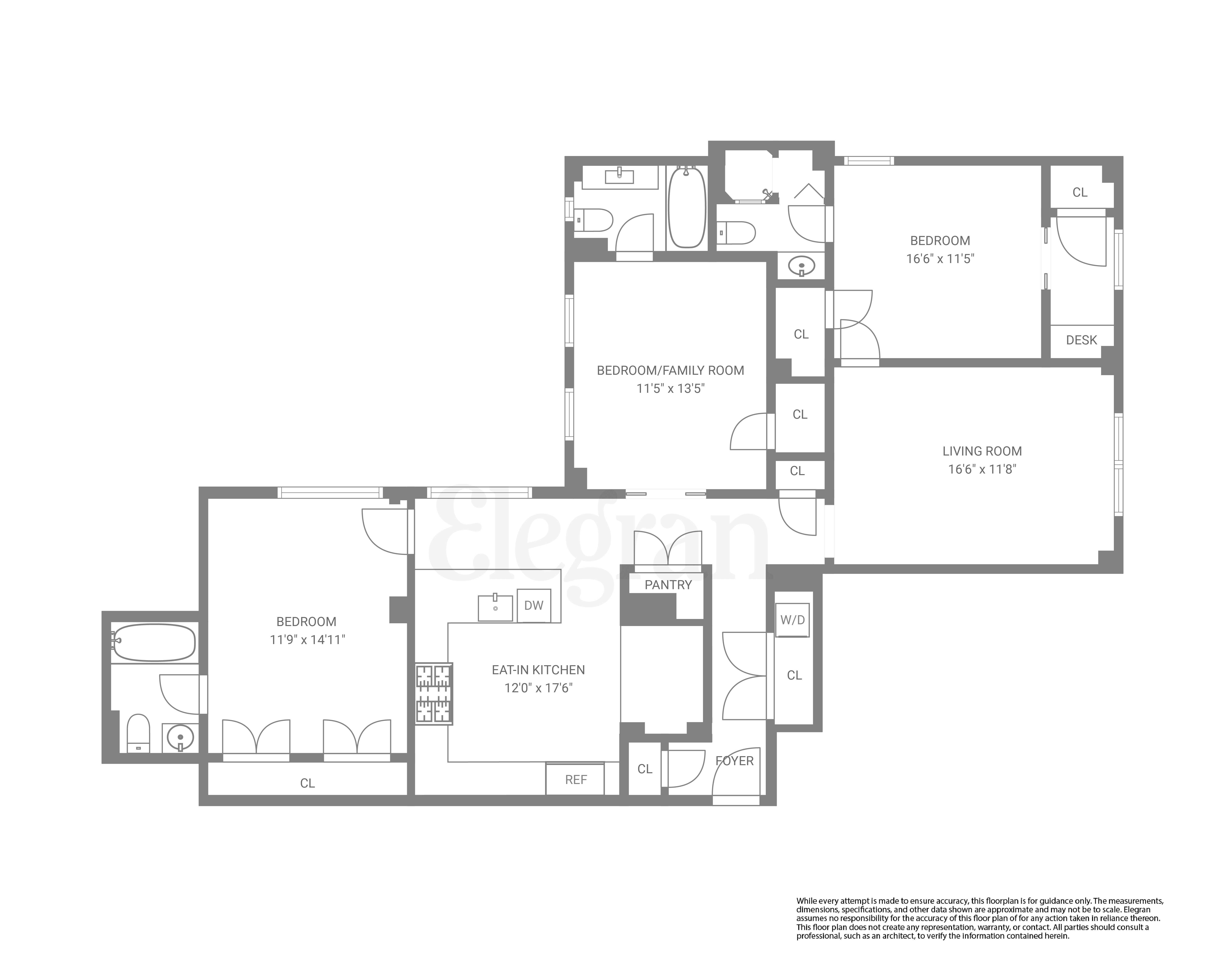 Floorplan for 60 West 68th Street, 4-FG