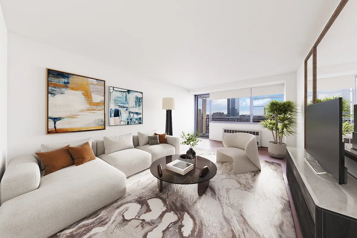 165 Park Row 18D, Lower Manhattan, Downtown, NYC - 1 Bedrooms  
1 Bathrooms  
4 Rooms - 