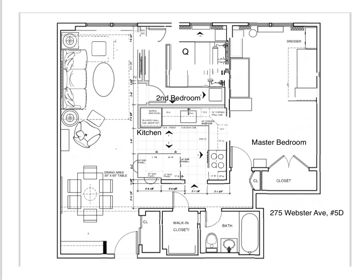 Floorplan for 275 Webster Avenue, 5D