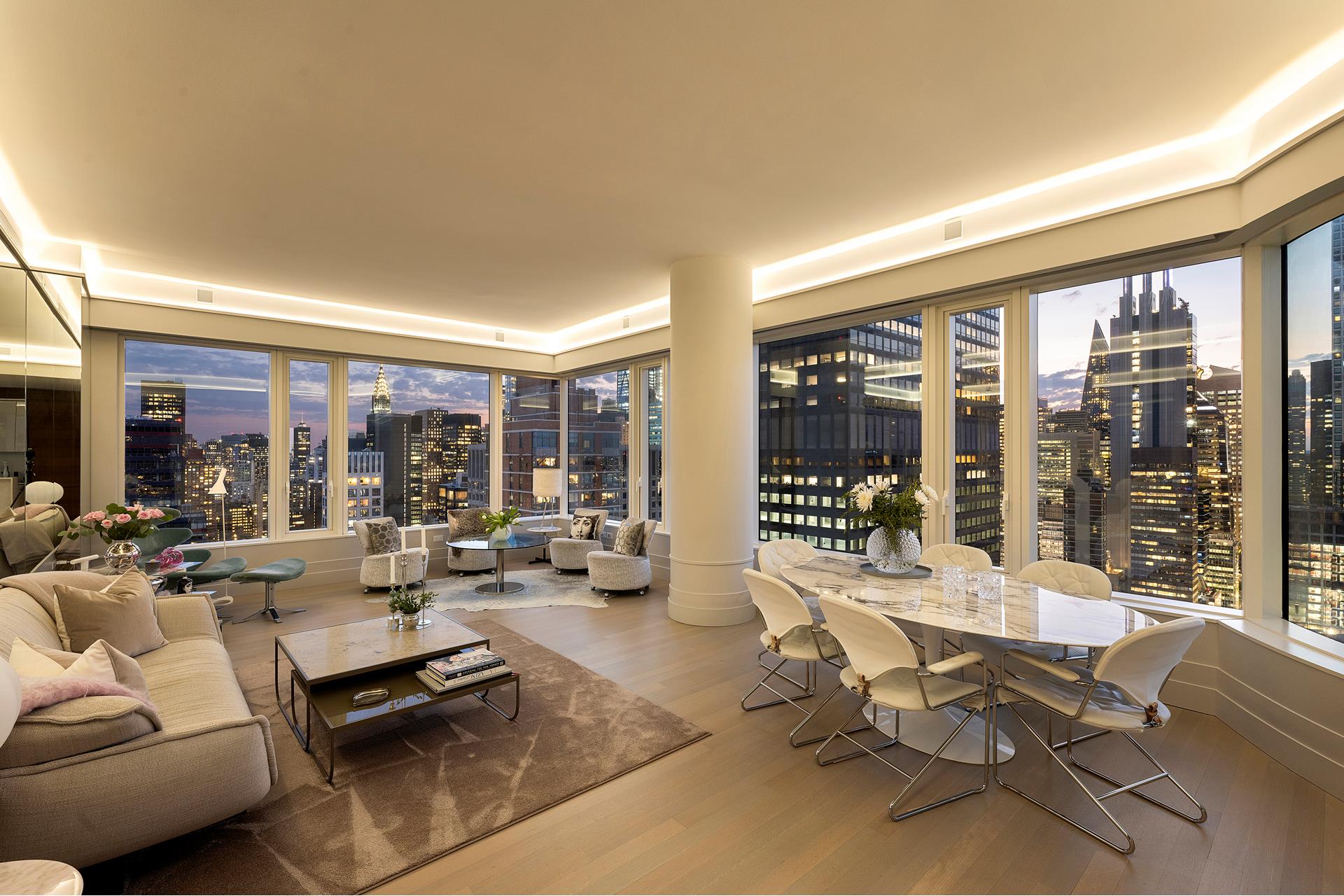 252 East 57th Street 47D, Sutton Place, Midtown East, NYC - 2 Bedrooms  
2.5 Bathrooms  
4 Rooms - 