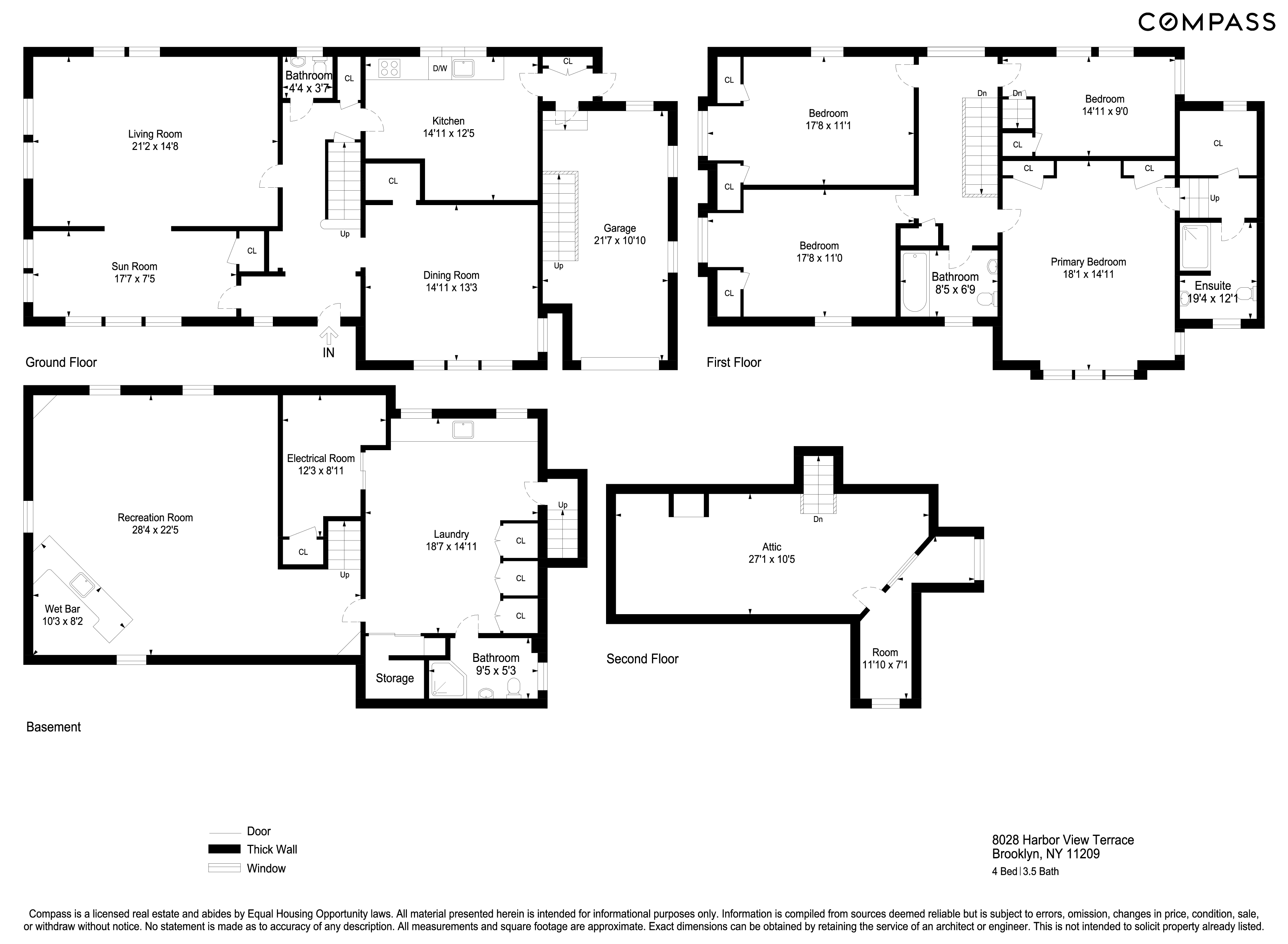 Floorplan for 8028 Harbor View Terrace