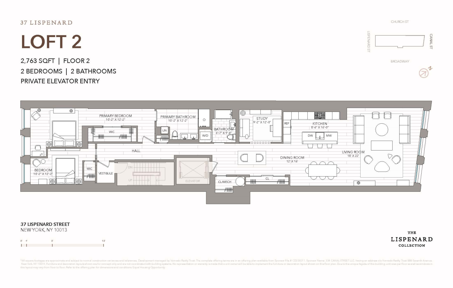 Floorplan for 37 Lispenard Street, 2