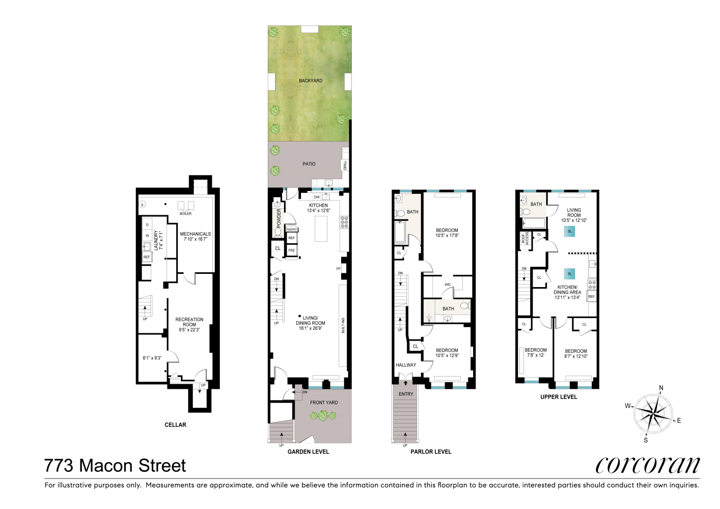 Floorplan for 773 Macon Street