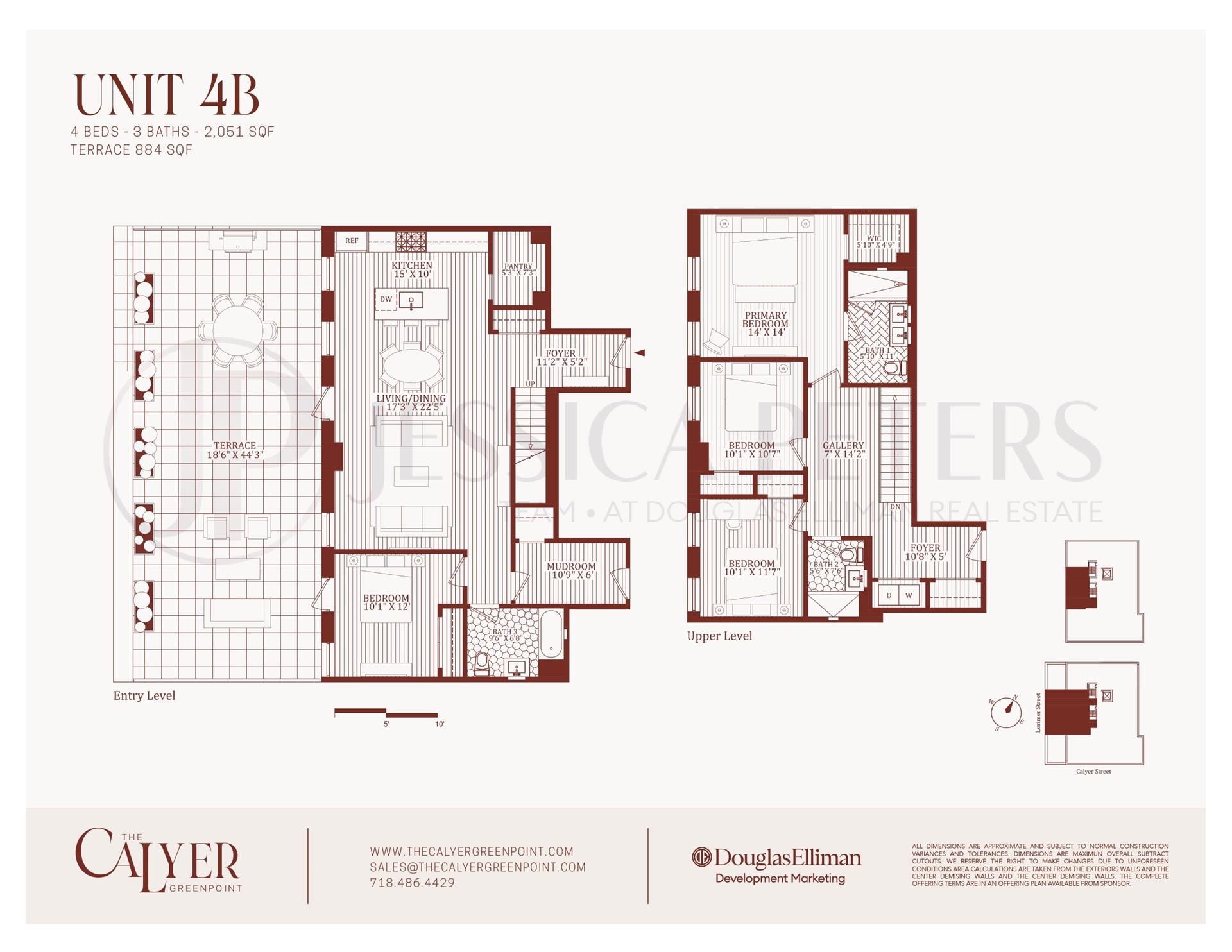 Floorplan for 171 Calyer Street, 4B