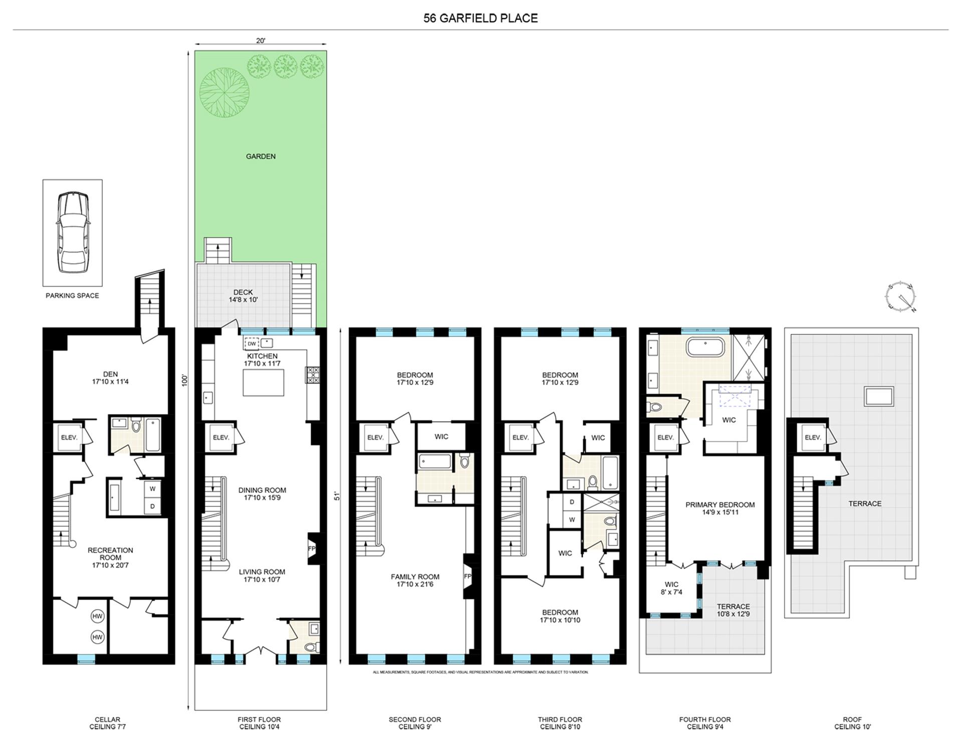 Floorplan for 56 Garfield Place