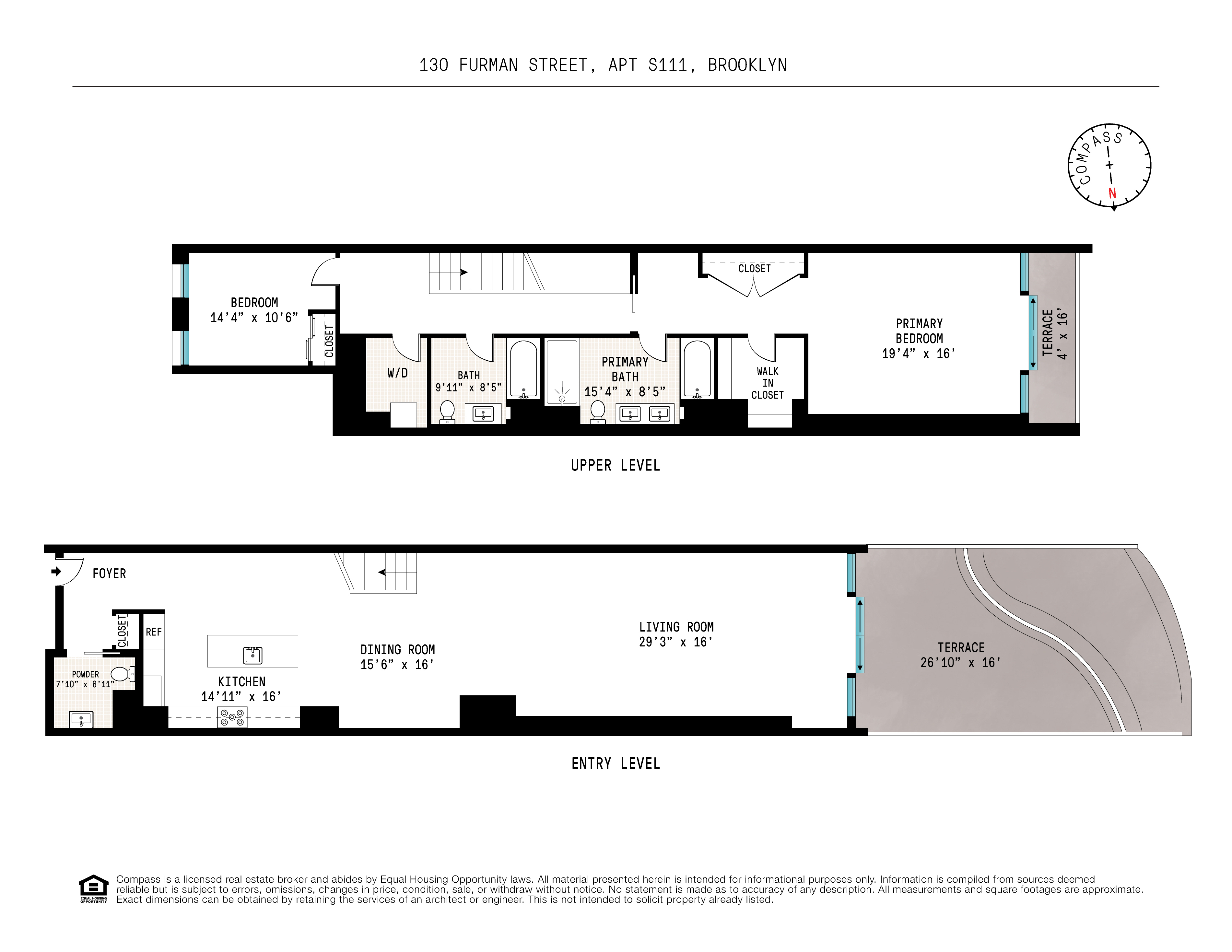 Floorplan for 130 Furman Street, S111