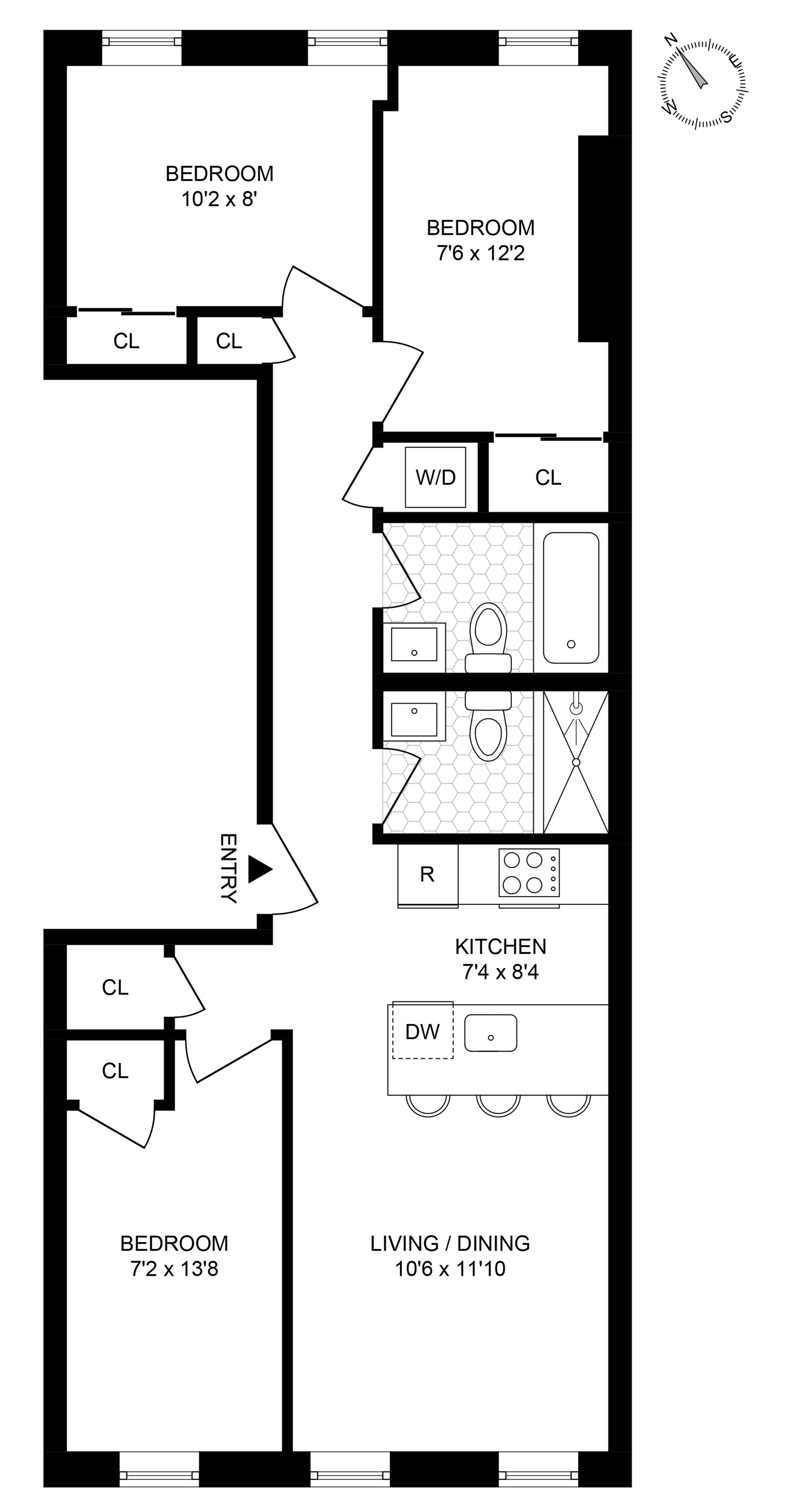 Floorplan for 913 Union Street, 3