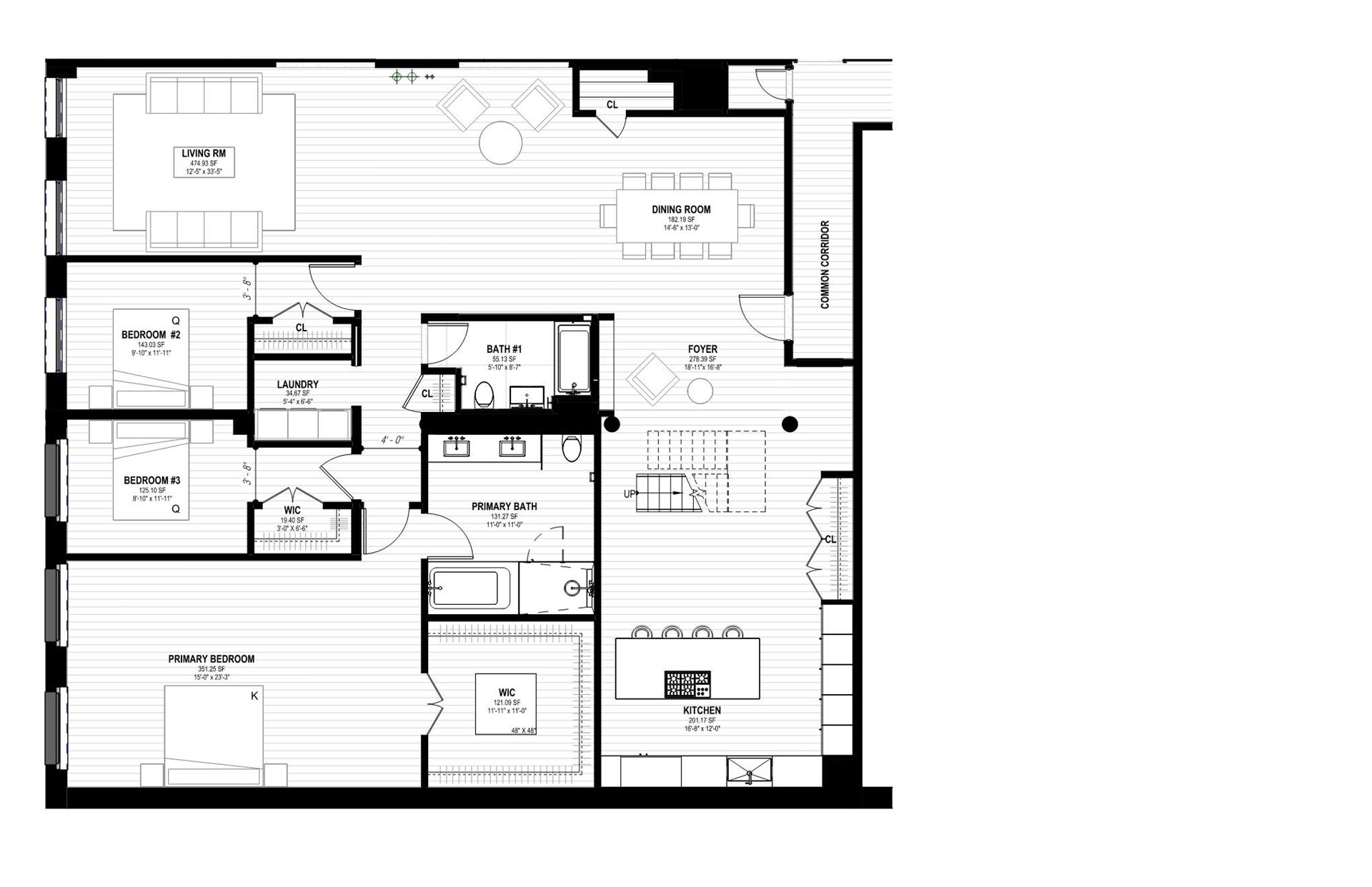 Floorplan for 111 Wooster Street, PHBC