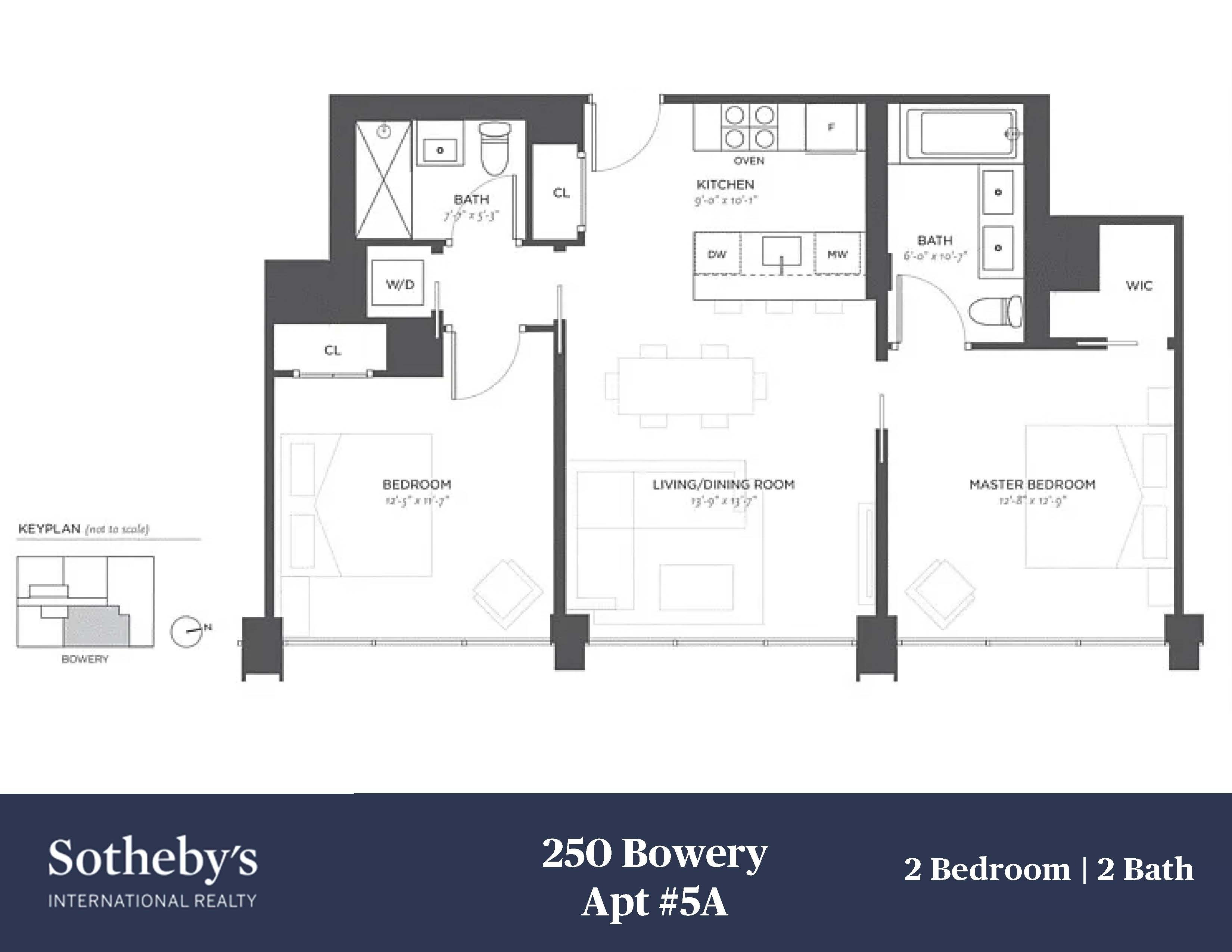 Floorplan for 250 Bowery, 5A