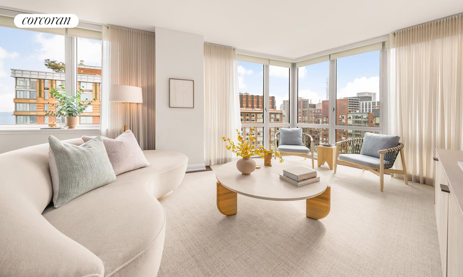 20 River Terrace 28A, Battery Park City, Downtown, NYC - 3 Bedrooms  
3 Bathrooms  
6 Rooms - 