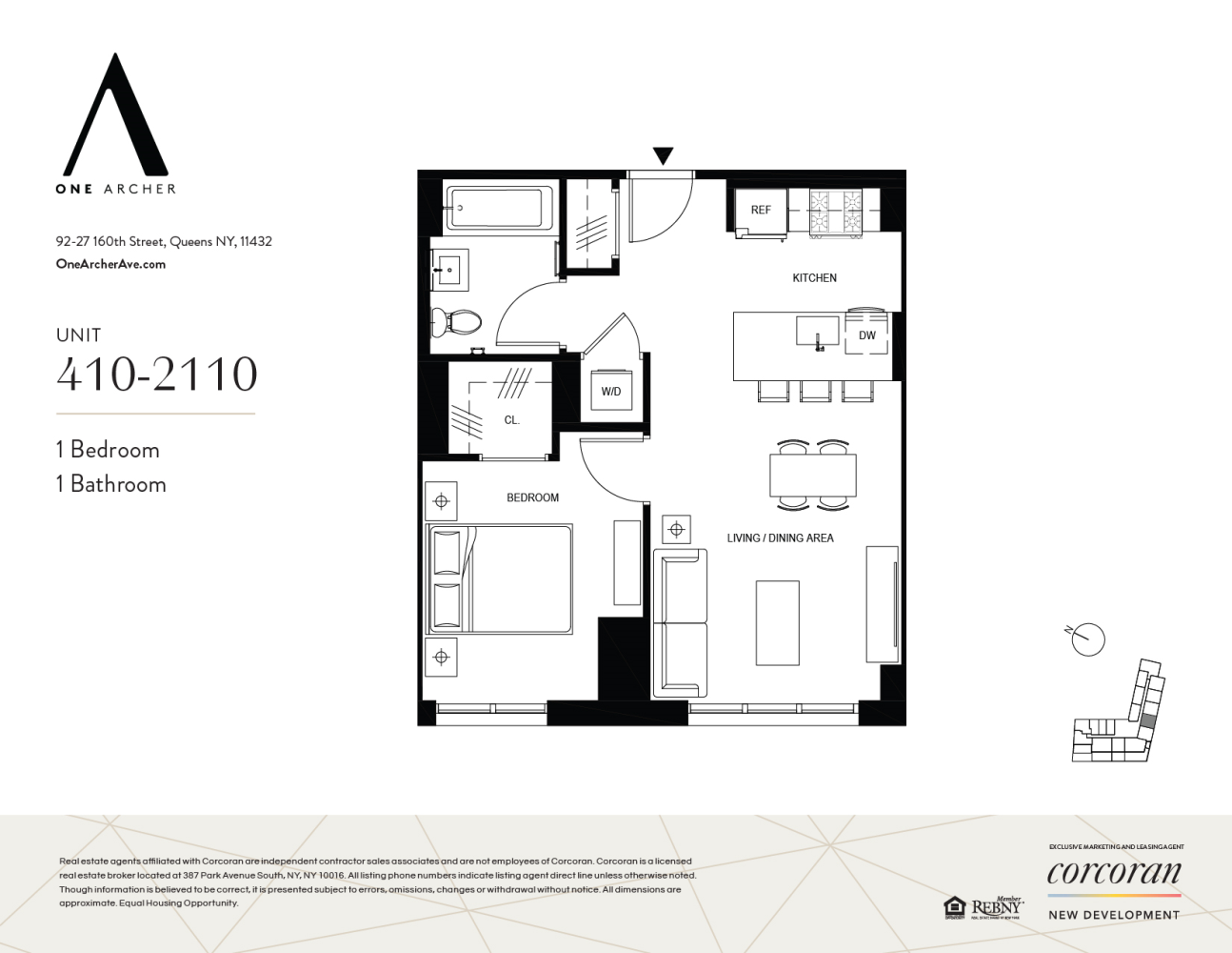 Floorplan for 92-27 160th Street, 2011